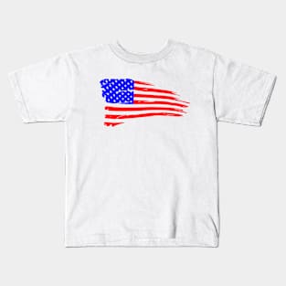 USA FLAG 2 Kids T-Shirt